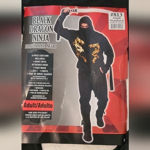 Black Dragon Ninja Costume